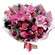букет из роз и тюльпанов с лилией. Франция